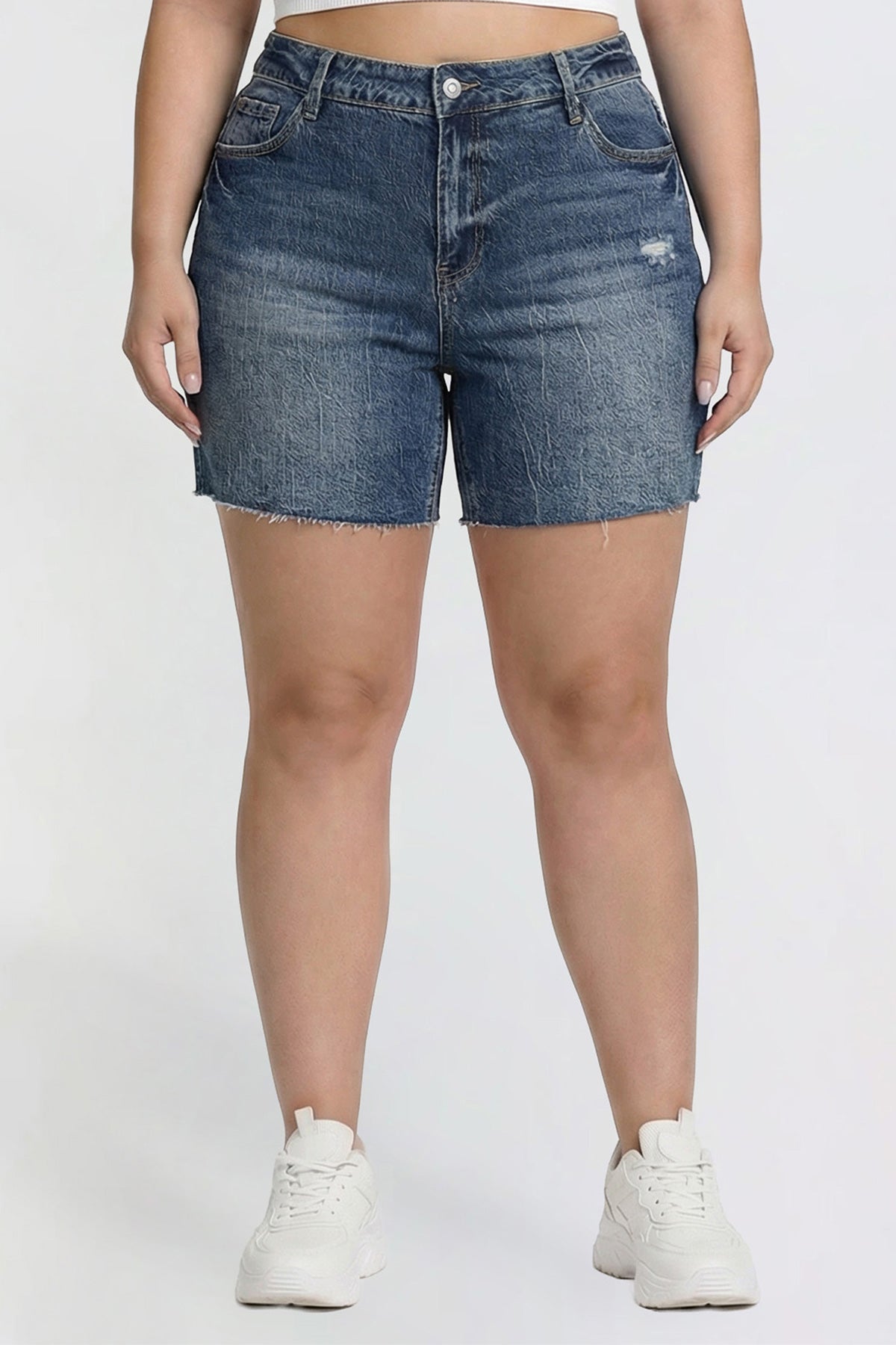 Luxe Long Short with Raw Hem
