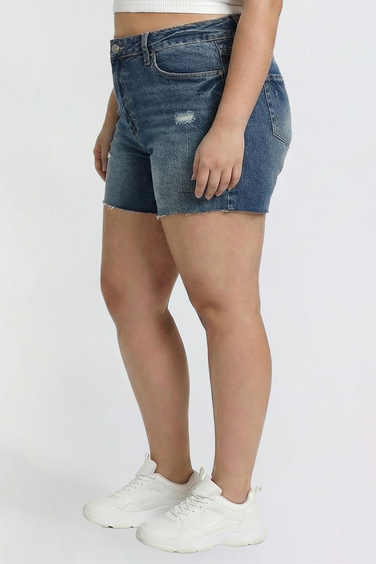 Luxe Long Short with Raw Hem