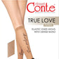 Fantasy Knee Highs Conte True Love - Elastic Band and Printed Design
