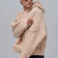Exposed Seam Fleece Hoodie