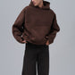 Exposed Seam Fleece Hoodie