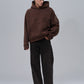 Exposed Seam Fleece Hoodie