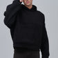 Exposed Seam Fleece Hoodie