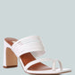 Follow Me Mid Block Heel Sandals