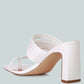 Follow Me Mid Block Heel Sandals