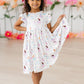 Fairy Princess Flutter Sleeve Twirl Dress