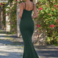 Naomi Corset Gown - Emerald