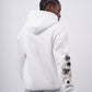 Floral Sleeve Embroidered Hoodie