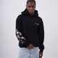 Floral Sleeve Embroidered Hoodie