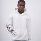 Floral Sleeve Embroidered Hoodie