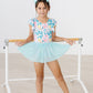 Floral Garden S/S Twirl Leotard