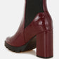 Foxy Faux Leather Croc Chelsea Boots