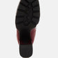 Foxy Faux Leather Croc Chelsea Boots