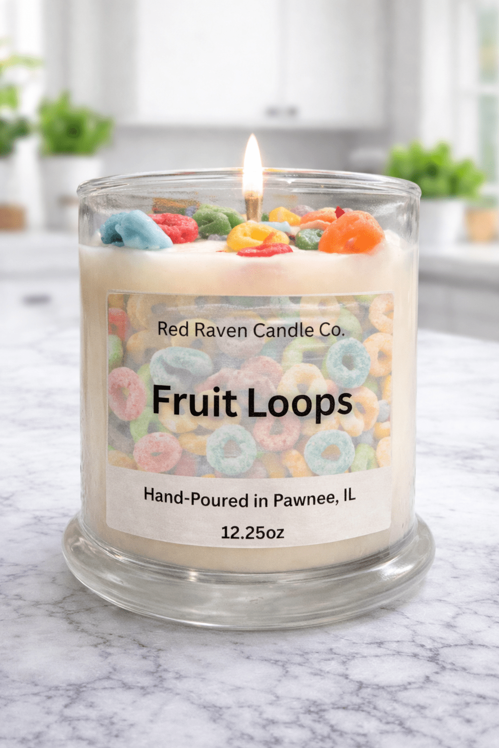 Fan Favorites Trio - Blueberry Waffle, Strawberry Shortcake & Fruit Loops Scented Dessert Candles