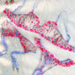 Fantasy Pink Bloom Embroidery Lingerie Set