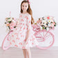 Fun & Flowers 3/4 Sleeve Pocket Twirl Dress