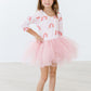 Fun & Flowers 3/4 Tutu Leotard