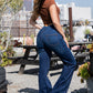Robin Wide Leg Flare Jean in Dark Wash