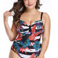 Floral Printed One Piece Swimsuit