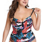 Floral Printed One Piece Swimsuit
