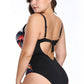 Floral Printed One Piece Swimsuit