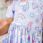 Galactic Unicorns S/S Pocket Twirl Dress