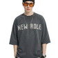 AVOYA S/N Jersey 3/4 Sleeve Crop Top Tee with Detachable Necklace