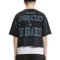 DUSTSPIRE S/N Jersey 3/4 Sleeve Crop Top Tee
