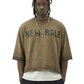 SIENNA S/N Jersey 3/4 Sleeve Crop Top Tee with Detachable Necklace