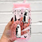 Ghosts Holding Cats Cup With Lid and Straw