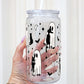 Ghosts Holding Cats Cup With Lid and Straw