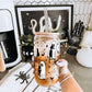 Ghosts Holding Cats Cup With Lid and Straw