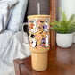 Ghosts and Books Tumbler With Lid and Straw