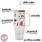 Ghosts and Books Tumbler With Lid and Straw