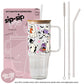 Ghosts and Books Tumbler With Lid and Straw