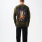 Gold Star' Urban Streetwear Sweatshirt: Weapon & Money Graphic
