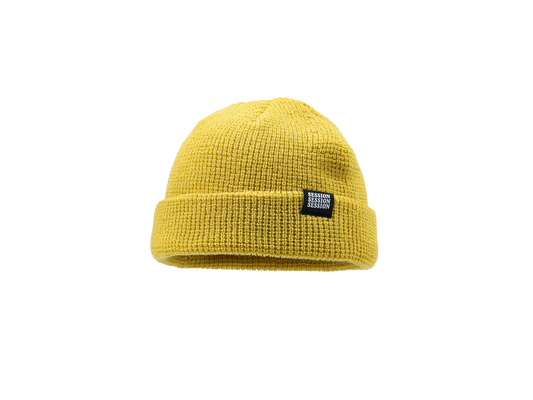 Acrylic Wool Beanie, Autumn Gold