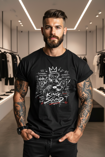 King of Sound – Black Collection Graphic T-Shirt