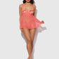 PORTIA SWISS DOT BABYDOLL & G-STRING SET
