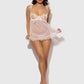 PORTIA SWISS DOT BABYDOLL & G-STRING SET