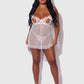 PORTIA SWISS DOT BABYDOLL & G-STRING SET