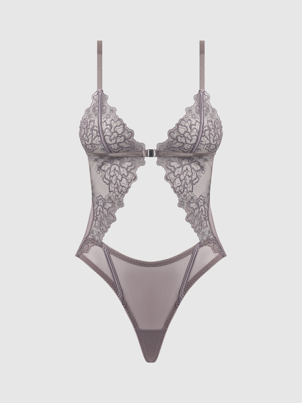 EDEN EMBROIDERED WIREFREE TEDDY