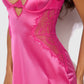 ISSADORA OILSLICK & LACE UNDERWIRE CHEMISE SET