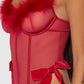MARILYN MARABOU & MESH TEDDY