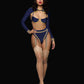 FLYING HIGH PILOT BRA TOP, HIWAIST PANTY & HAT SET