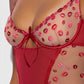 ANGELINA LIPS EMBROIDERY BOW BACK CHEMISE SET