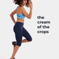 Wi-Thi Mid-Rise Pocketed Crop Legging – Night Swim Navy