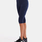 Wi-Thi Mid-Rise Pocketed Crop Legging – Night Swim Navy