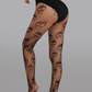 Dark Skull Mesh Tights