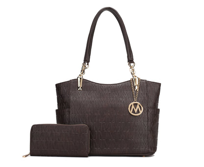 Allison Tote Bag and Wallet Set